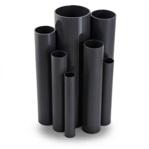 مواسير UPVC ضغط 12 بار قطر خارجي 60.5 مم سمك 3.7 مم لون اسود