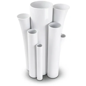 مواسير UPVC ضغط 15 بار قطر خارجي 60.2 مم سمك 3.9 مم أبيض
