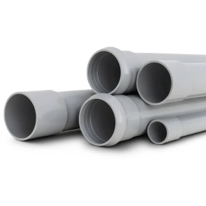 UPVC Pipes Nominal Pressure 6 Bar Outside Diameter 110 mm Thickness 3.2 mm Gray