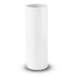مواسير UPVC ضغط 15 بار قطر خارجي 60.5 مم سمك 4.5 مم أبيض