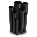 مواسير UPVC ضغط اسمي 15 بار قطر خارجي 60.5 مم سمك 4.5 مم لون اسود
