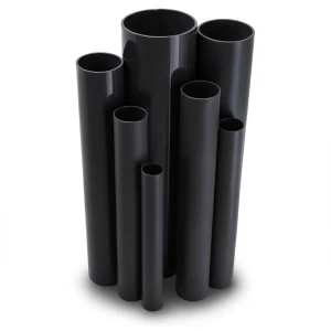 مواسير UPVC ضغط اسمي 15 بار قطر خارجي 60.5 مم سمك 4.5 مم لون اسود