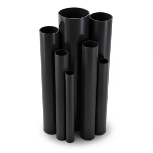 مواسير UPVC ضغط 12 بار قطر خارجي 48.1 مم سمك 2.5 مم لون اسود