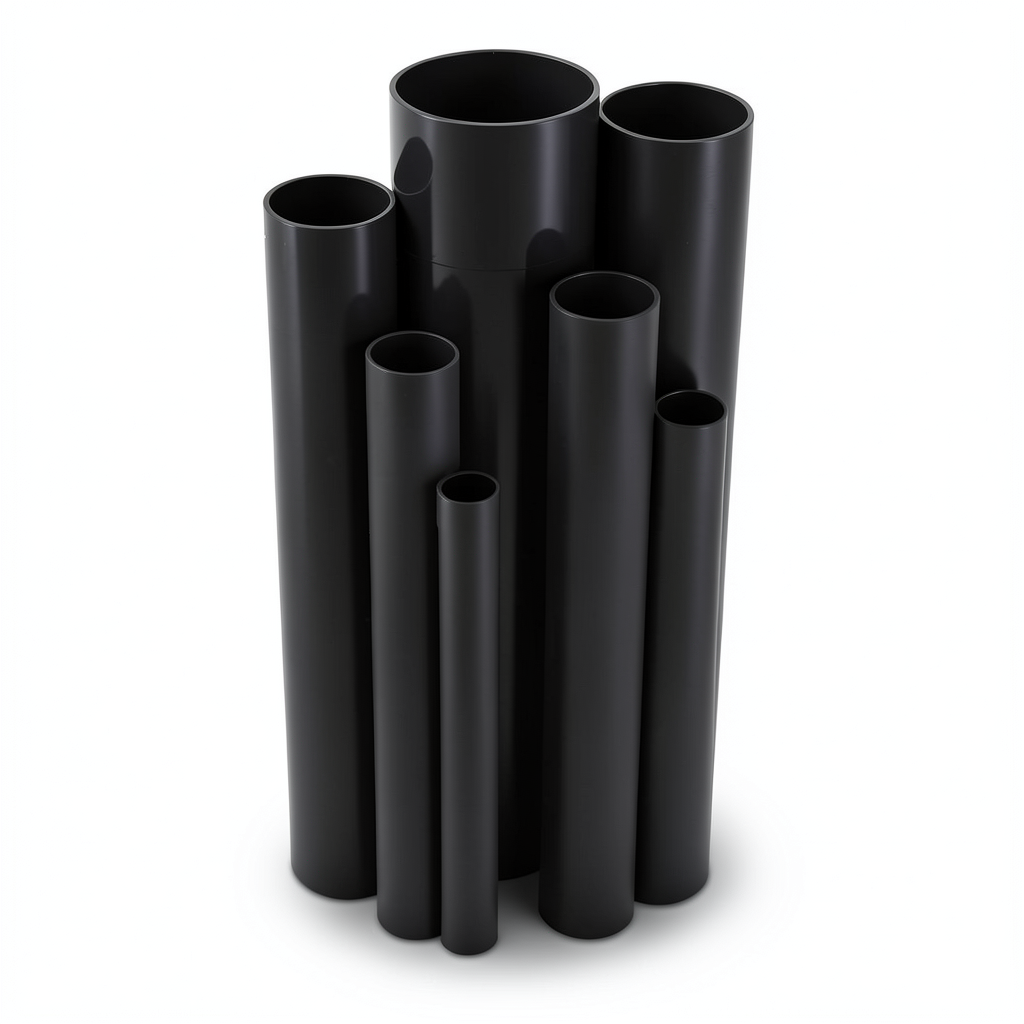 UPVC Pipes Nominal Pressure 12 Bar Outside Diameter 48.1 mm Thickness 2.5 mm Black