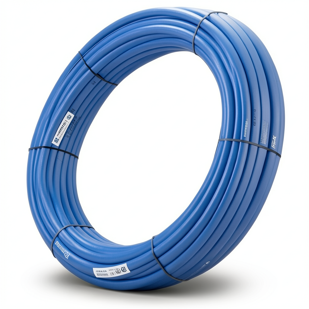 أنابيب HDPE PE 100 ضغط 12.5 بار قطر خارجي 75 مم سمك 5.6 مم أزرق | نيبروبلاست