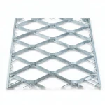 Galvanised Steel Expanded Metal Mesh  Bahri Thickness 2.3 mm Width 1.22 meter Length 3 M | Bait Al Tatawor Company