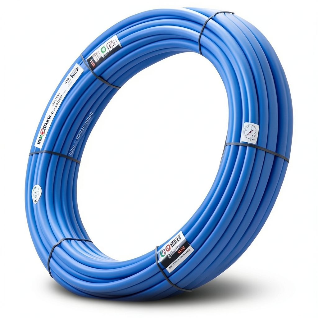 أنابيب HDPE PE 100 ضغط 12.5 بار قطر خارجي 125 مم سمك 9.2 مم لون أزرق | نيبروبلاست