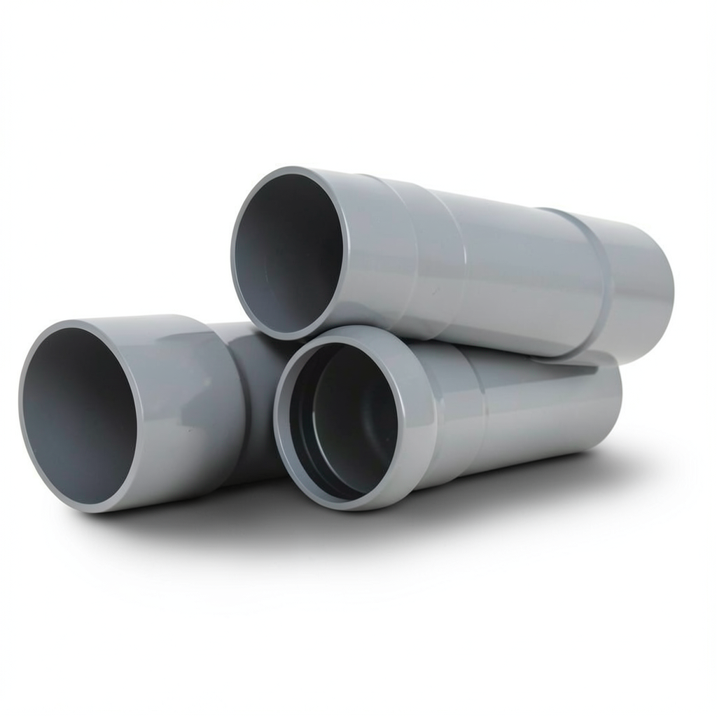 UPVC Pipes Nominal Pressure 6 Bar Outside Diameter 710 mm Thickness 20.7 mm Gray