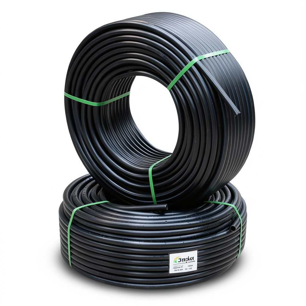 أنابيب HDPE نيبروبلاست PE 100 ضغط 12.5 بار قطر خارجي 110 مم سمك 8.1 مم لون اسود | نيبروبلاست