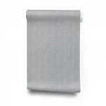 Patterned wallpaper, gray color, length 10 m, width 1.06 m, model 5918  