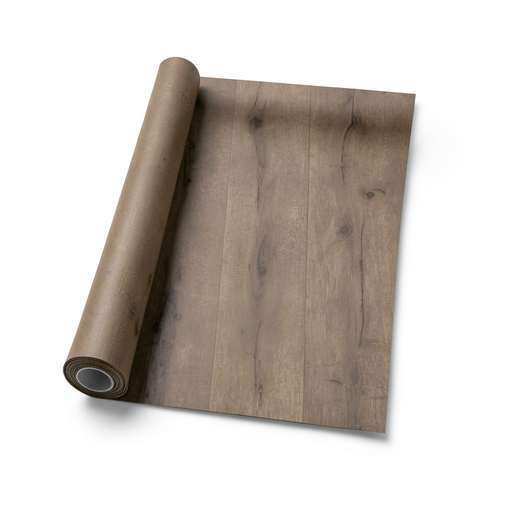 German Wooden Wall Covering 10m x 0.53m Brown, Model 514438