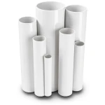 مواسير UPVC ضغط 12 بار قطر خارجي 60.2 مم سمك 3.1 مم لون أبيض