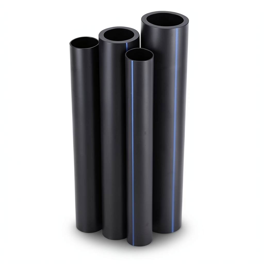 مواسير HDPE نيبروبلاست PE 100 ضغط 6 بار قطر خارجي 500 مم سمك 18.2 مم لون اسود | نيبروبلاست