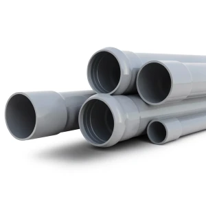 UPVC Pipes Nominal Pressure 4 Bar Outside Diameter 160 mm Thickness 3.2 mm Gray
