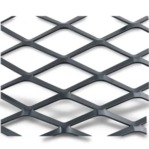 Hot Rolled Black Steel Expanded Metal Mesh Thickness 3.8 mm Width 2.44 m Length 2 m