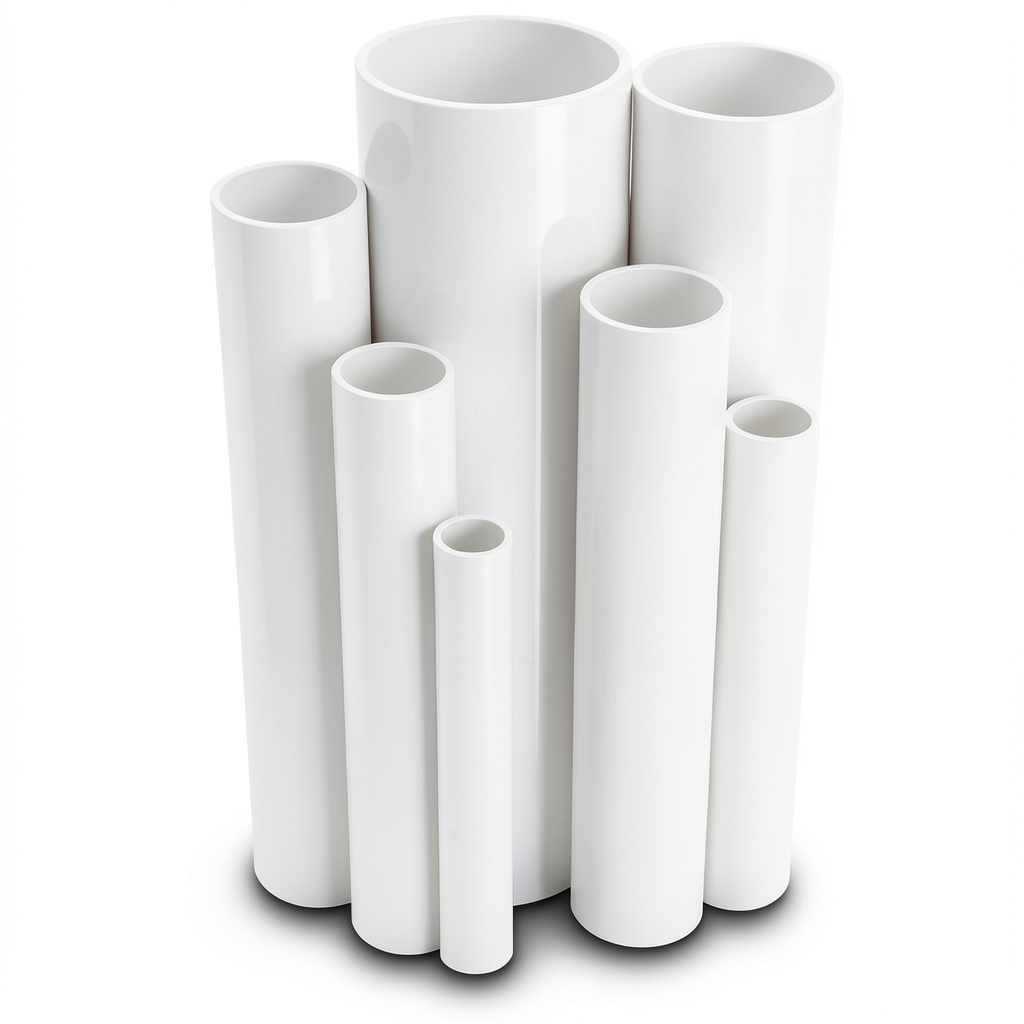 UPVC Pipes 15 Bar Pressure 60.2 mm Diameter 3.9 mm Thickness White