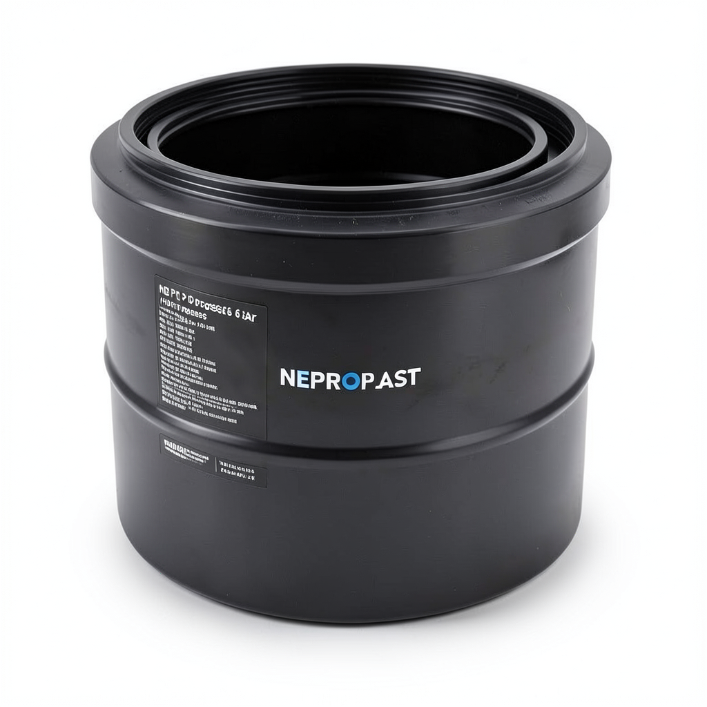 مواسير HDPE PE 100 ضغط 6 بار قطر خارجي 560 مم سمك 20.3 مم لون اسود | نيبروبلاست