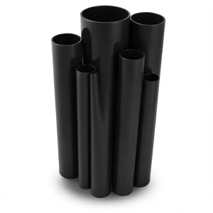 مواسير UPVC ضغط 15 بار قطر خارجي 60.2 مم سمك 3.9 مم لون اسود