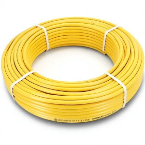 أنابيب HDPE PE 100 ضغط 12.5 بار قطر خارجي 20 مم سمك 1.8 مم لون أصفر | نيبروبلاست