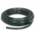 HDPE Plastic Coil Pipe  Nominal Pressure 12.5 Bar [PE 80] Outside Diameter 40 mm  SDR 11  Color Black with Green Stripes | Almona Factory