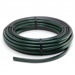 لفة أنابيب HDPE ضغط  12.5 بار [PE 80] قطر خارجي 63 مم  SDR 11  لون اسود مع خط اخضر | مصنع المنى