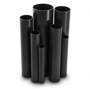 مواسير UPVC ضغط اسمي 12 بار قطر خارجي 48.4 مم سمك 3 مم لون اسود