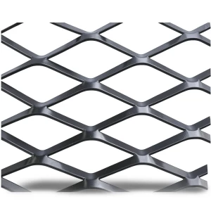 Hot Rolled Black Steel Expanded Metal Mesh Thickness 2.8 mm Width 2.44 m Length 3 m
