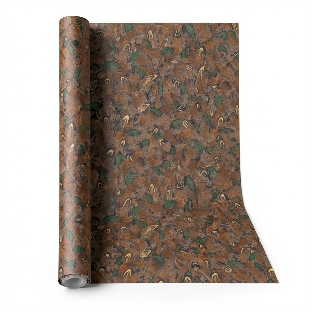 Patterned Wall Decoration 10m x 0.53m Brown, Model 514728