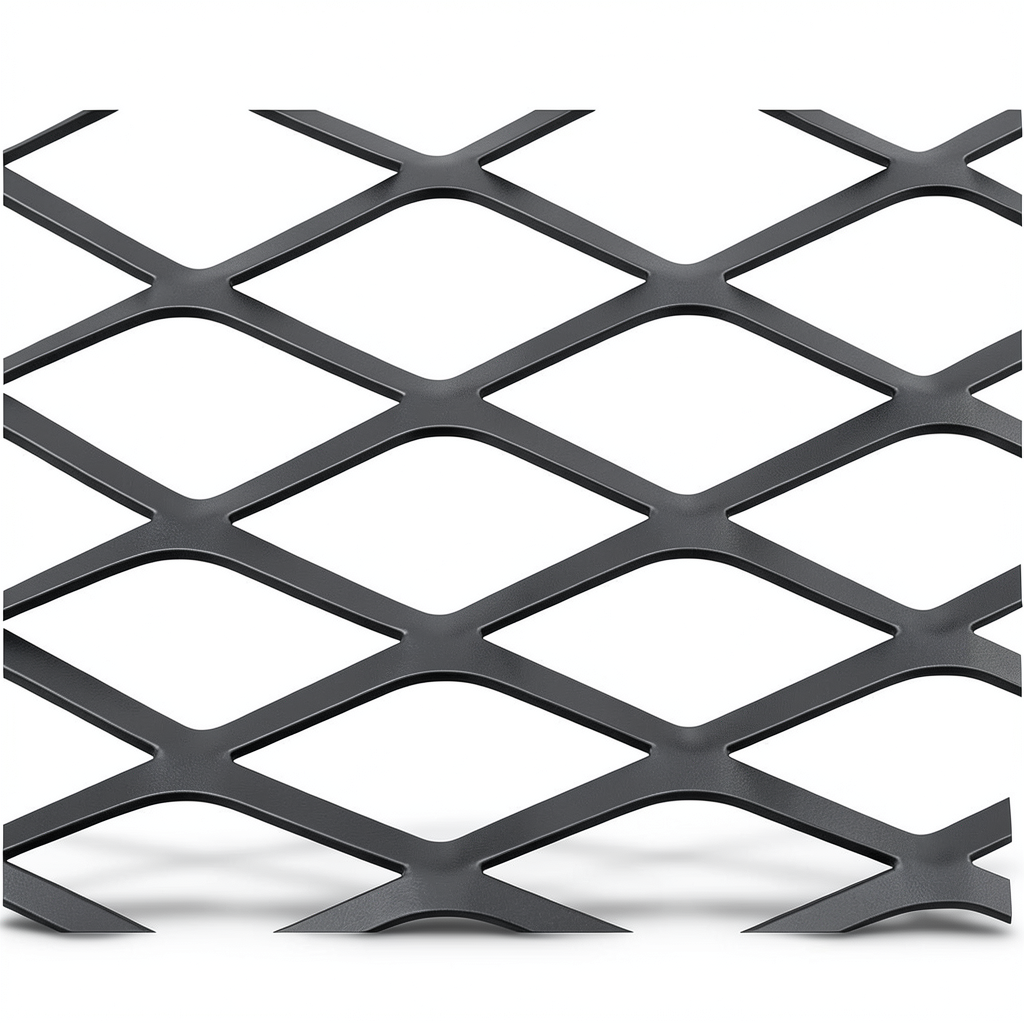 Hot Rolled Steel Expanded Metal Mesh Thickness 3 mm Width 2.44 m Length 3 m
