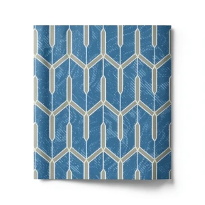 Modern Italian Wallpaper Blue 10m x 0.73m, Model 44842
