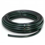 لفة أنابيب بلاستيك HDPE ضغط  12.5 بار [PE 80] قطر خارجي 90 مم  SDR 11  لون اسود مع خط اخضر | مصنع المنى