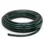 لفة أنابيب HDPE ضغط  12.5 بار [PE 80] قطر خارجي 125 مم  SDR 11  لون اسود مع خط اخضر | مصنع المنى
