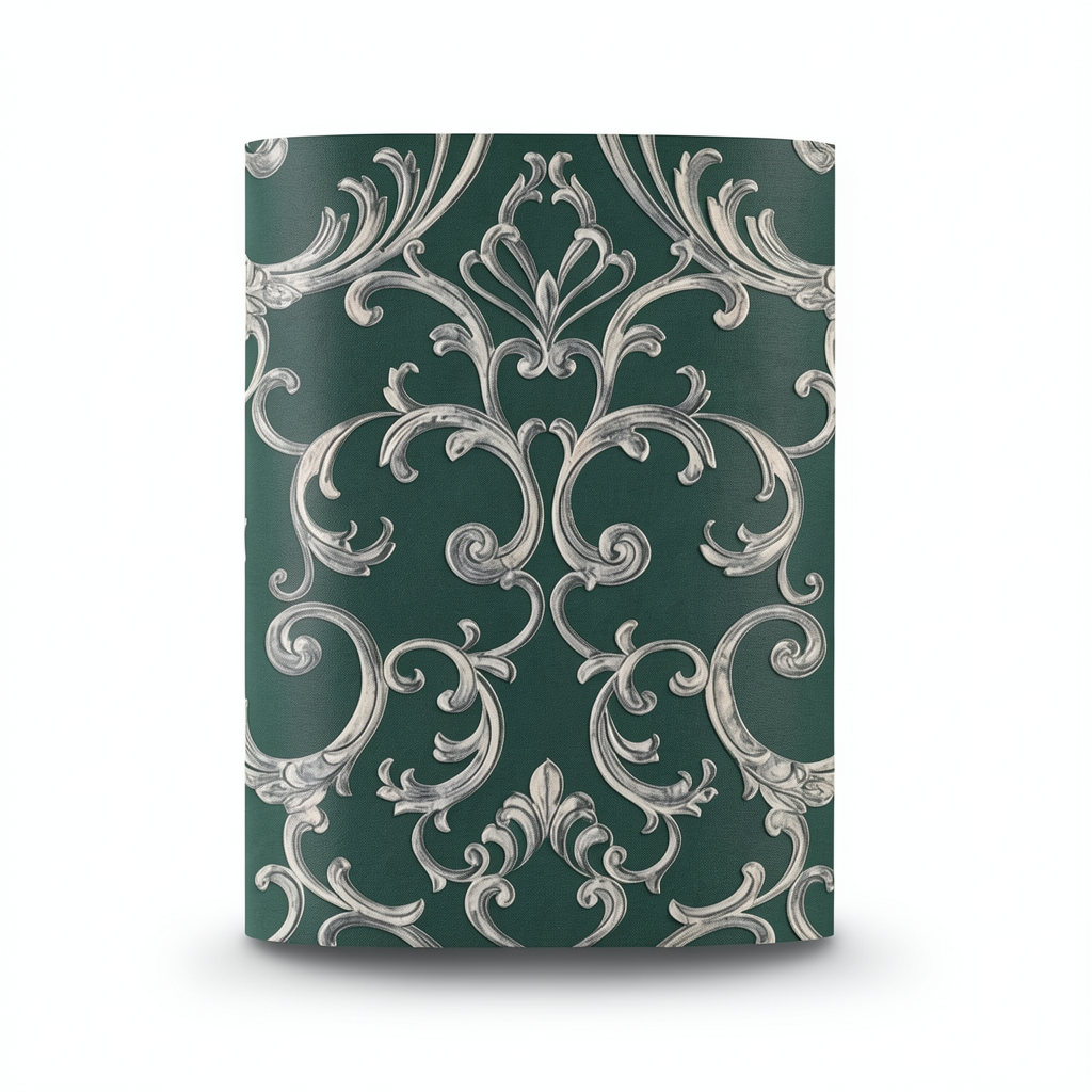 Wall Covering Classic Design Dark Green, Size 10 m x 0.70 m, Model 14046