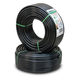 أنابيب HDPE PE 100 ضغط 12.5 بار قطر 32 مم سمك 2.4 مم لون أسود | نيبروبلاست