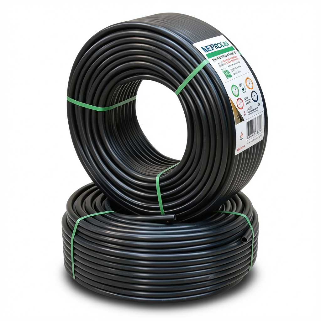 أنابيب HDPE PE 100 ضغط 12.5 بار قطر 32 مم سمك 2.4 مم لون أسود | نيبروبلاست