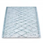 Galvanised Steel Expanded Metal Mesh  Bahri Thickness 2 mm Width 1.22 meter Length 2 meter | Bait Al Tatawor Company