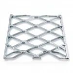 Galvanised Steel Expanded Metal Mesh  Bahri Thickness 2.3 mm Width 1.22 meter Length 2 meter | Bait Al Tatawor Company