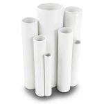 مواسير UPVC ضغط 15 بار قطر خارجي 48.4 مم سمك 3.7 مم لون أبيض