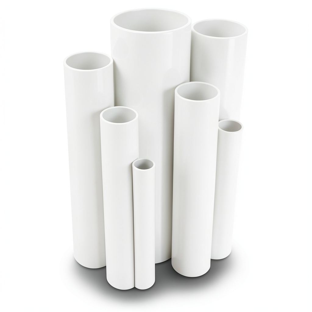 UPVC Pipes Nominal Pressure 15 Bar Outside Diameter 48.4 mm Thickness 3.7 mm White