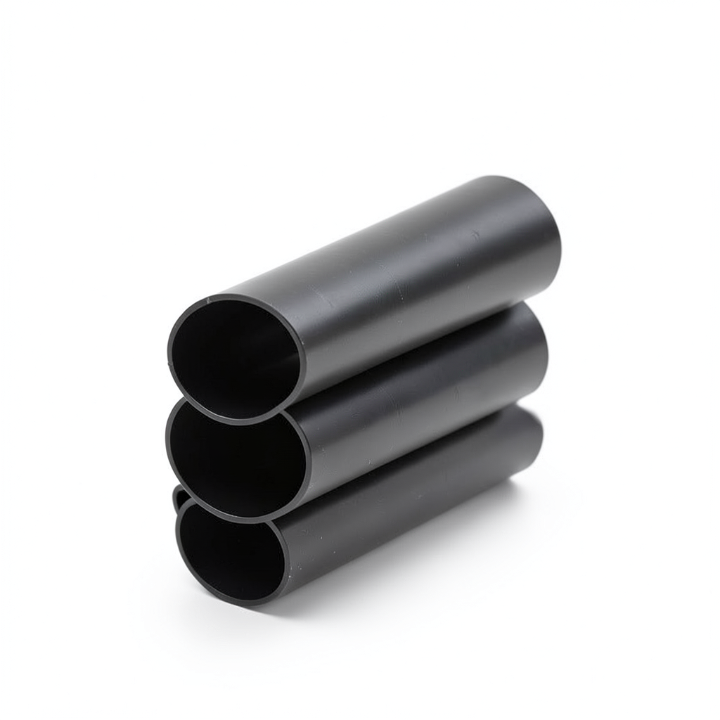 مواسير UPVC ضغط 15 بار قطر خارجي 48.4 مم سمك 3.7 مم لون اسود