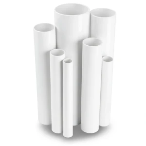 مواسير UPVC ضغط اسمي 25 بار قطر خارجي 48.1 مم سمك 5.1 مم لون أبيض
