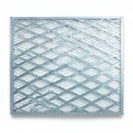 Galvanised Steel Expanded Metal Mesh  Bahri Thickness 2 mm Width 1.22 meter Length 4 M | Bait Al Tatawor Company