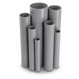 UPVC Pipes 25 Bar Pressure 48.1 mm Diameter 5.1 mm Thickness Gray