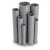 UPVC Pipes 25 Bar Pressure 48.1 mm Diameter 5.1 mm Thickness Gray - Image 1