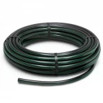 لفة أنابيب HDPE ضغط  10 بار [PE 80] قطر خارجي 160 مم  SDR 13.6  لون اسود مع خط اخضر | مصنع المنى