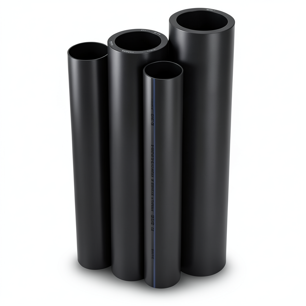 HDPE Pipes PE 100 Pressure 6 Bar Outside Diameter 450 mm Thickness 16.4 mm Black | NEPROPLAST