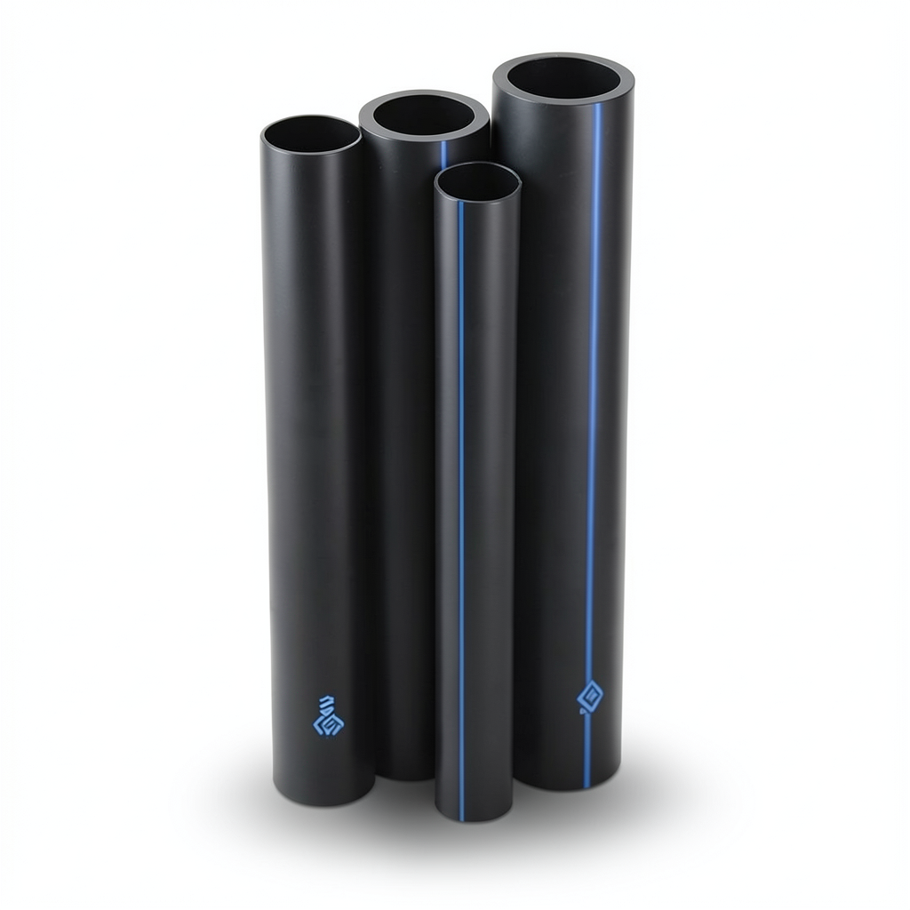 مواسير HDPE نيبروبلاست PE 100 ضغط 6 بار قطر خارجي 500 مم سمك 18.2 مم لون اسود | نيبروبلاست