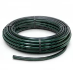 لفة أنابيب HDPE ضغط  12.5 بار [PE 80] قطر خارجي 63 مم  SDR 11  لون اسود مع خط اخضر | مصنع المنى
