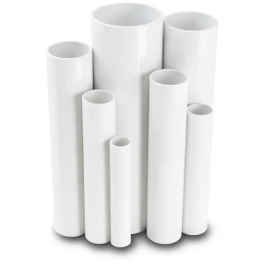 مواسير UPVC ضغط 12 بار قطر خارجي 75 مم سمك 3.9 مم لون أبيض