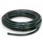 لفة أنابيب بلاستيك HDPE ضغط  12.5 بار [PE 80] قطر خارجي 90 مم  SDR 11  لون اسود مع خط اخضر | مصنع المنى